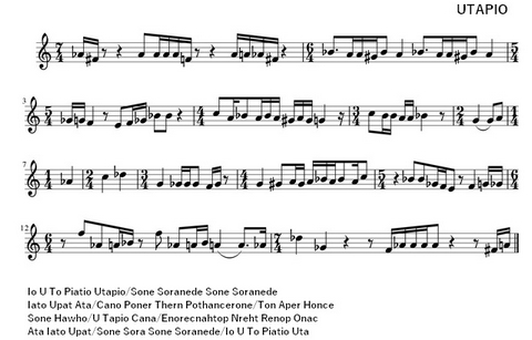 UTAPIO（冒頭は、何語でもない…）